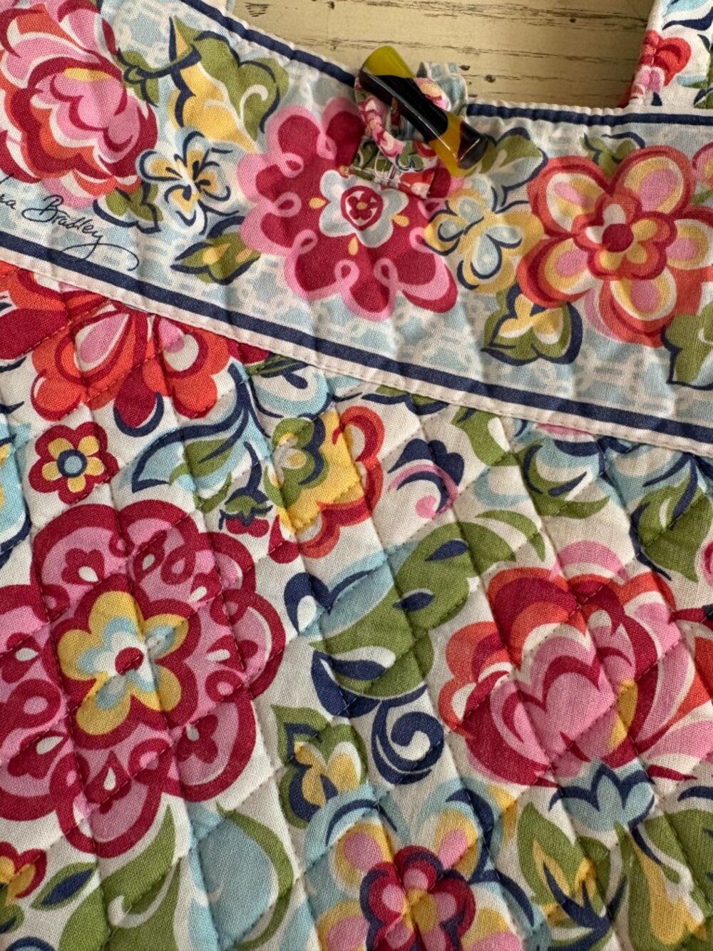 Vera Bradley Cotton Original Tote - Picture 3 of 9